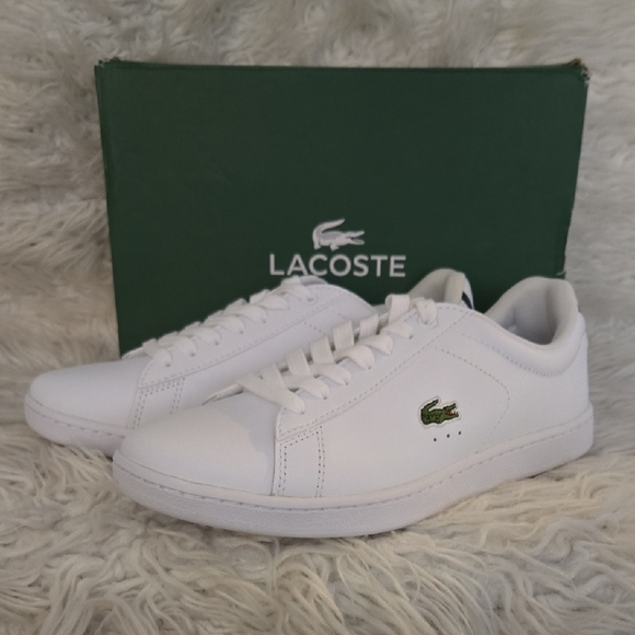 Lacoste Classic White Tennis Shoes - Picture 2 of 6
